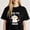 Black-4, variant on Shih Tzu Mom Design Printing T Shirt Pet Lover Tee