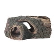 thumbnail image 2 of Resin Tree Hole Aquarium Decor, Artificial Driftwood Hideout for Fish Shrimp, Wreckage Stump Cave Ornament, Safe Mossy Landscape Decoration, 2 of 5
