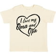 thumbnail image 3 of Inktastic I Love My Oma and Opa in Black Chalk Heart Boys or Girls Toddler T-Shirt, 3 of 5