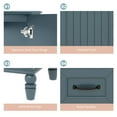 thumbnail image 5 of 36" Bathroom Vanity with Sink Combo Set, Solid Wood Frame Modern Bathroom Storage Cabinet with 2 Drawers and 2 Soft Closing Doors, Blue, 5 of 9