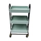 thumbnail image 4 of Carrito de Comida para Comedor de 1/6, Coche de Servicio de Comida con Ruedas de 3 Neumáticos, Muebles en Miniatura para El Accesorio Azul Hugo carro de comedor de casa de muñecas, 4 of 10