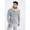 thumbnail image 6 of Chunky Knit Turtleneck Sweater - Ecru/Black, 6 of 11