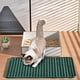 thumbnail image 4 of Pisexur Suministros para mascotas Tapete de silicona para recolección de arena de gatos de 15 x 9 pulgadas, lavable, a prueba de salpicaduras, impermeable e infalible parperros, gatos y animales, 4 of 6