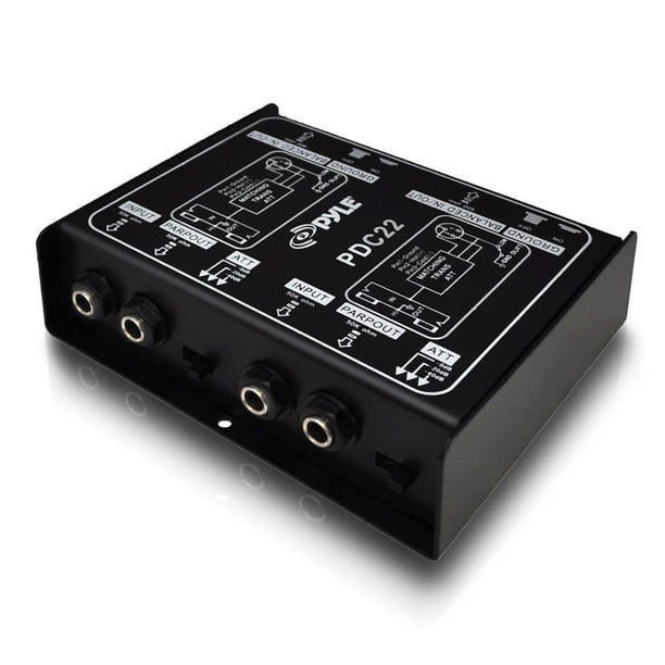 Eliminador de zumbidos de la unidad DI pasiva PYLE-PRO Premium XLR