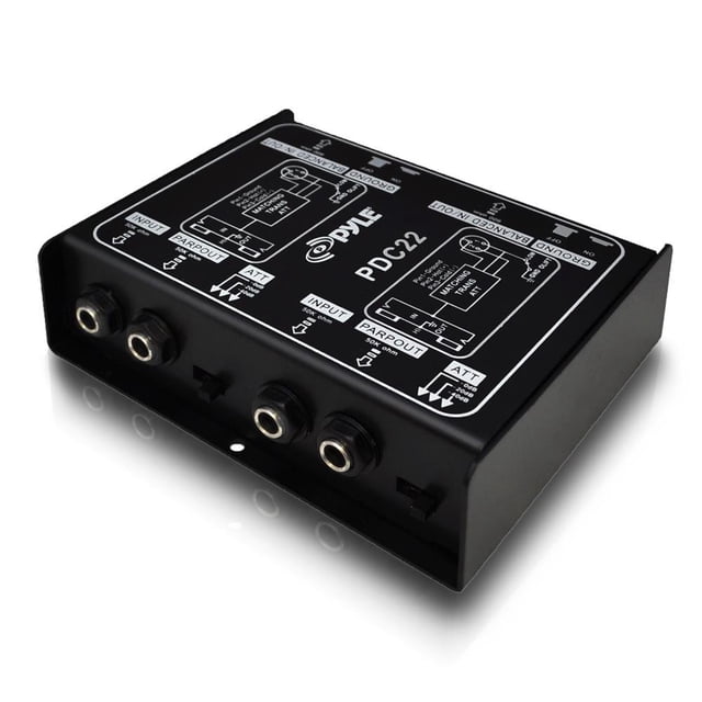 Eliminador de zumbidos de la unidad DI pasiva PYLE-PRO Premium XLR