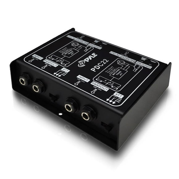 Eliminador de zumbidos de la unidad DI pasiva PYLE-PRO Premium XLR
