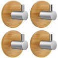 thumbnail image 1 of Ganchos para abrigos y sombreros de madera maciza (4*, 4 piezas) JM, 1 of 5