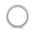 thumbnail image 5 of Mens Titanium 6mm Satin Black Enamel Brushed Wedding Band Ring, 5 of 5