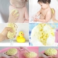 thumbnail image 4 of Esponja De Baño Corporal,Esponja De Baño Corporal Suave Textura De Panal Suave Calmante Exfoliante Limpiador Ducha Corporal Lufas Para Adultos Niños Cuidado Diario Baño, 4 of 5