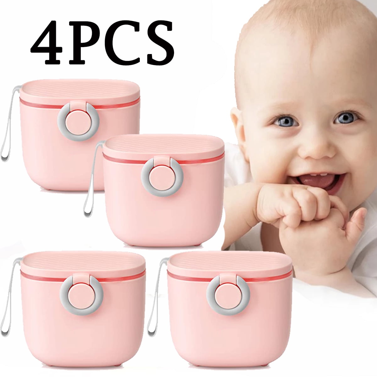 Baby Formula Dispenser, Portable Formula Dispenser Container with Spoon