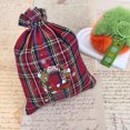 thumbnail image 1 of 2 pcs Package Fabric Christmas Gift Bags Assorted (13*18cm), Gift Wrapping Sacks Cloth Pouches for Xmas Presents, 1 of 4