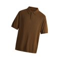 thumbnail image 4 of Camiseta de manga corta de punto con solapa para hombre, de verano, para entrenamiento regular, cómoda y de alto rendimiento. SG, 4 of 9