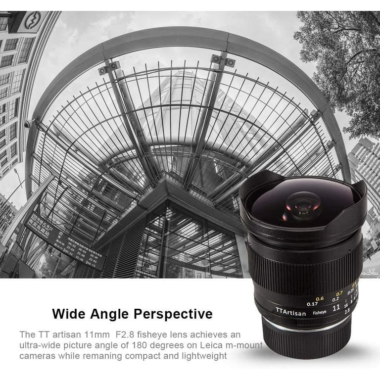 TTArtisan 11mm F2.8 Full Frame Ultra-Wide Fisheye Manual Lens for