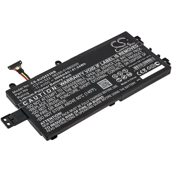Battery for Asus Q553U Q553UB-BSI7T13 0B200-01880000 C31N1522 CS-AUQ553NB 3600mA