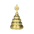 thumbnail image 2 of Decoración de ofrendas budistas Ofrendas de Buda Mandala Bandeja Manza Mandala tibetano Dorado, 2 of 9