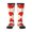 3 Black, variant on Canadian Flag Knee High Socks for Women Long Leg Warmers Socks