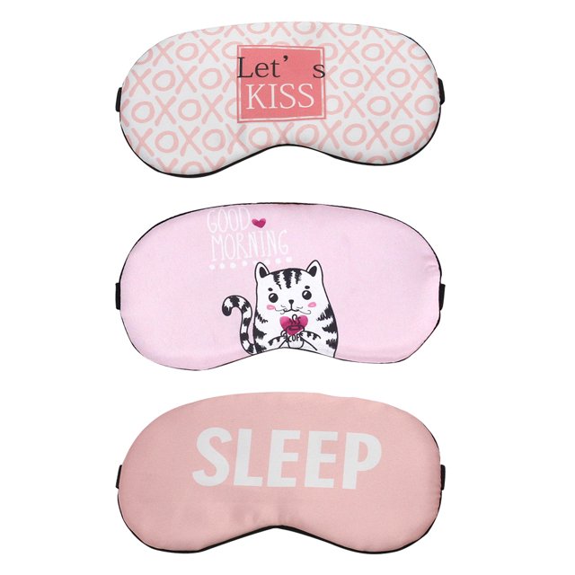 Coofit Sleep Mask Elastic Strap Portable Sleep Eyeshade Eye Sleeping Cover for Travel