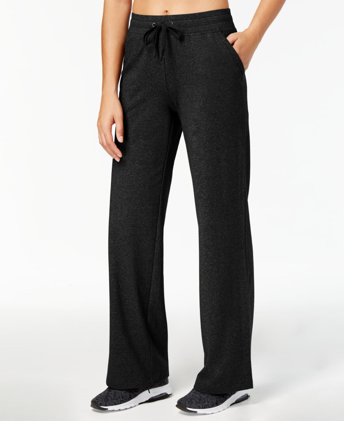 Wide-Leg Boot-Cut Mid-Rise Sweatpants 
