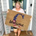 thumbnail image 4 of ViLaViDeca 4th Of July Door Mat Patriotic Doormat Entryway Rug Welcome Independence Day Doormat Stain And Fade Patriotic Decor Welcome Outdoor Mat Decorative For Home, 4 of 4