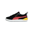 thumbnail image 2 of PU & MA Men's Suede Bloc Trainers, Black, 2 of 6