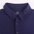 thumbnail image 2 of Polo Manches Longues Sport Golf T-Shirt Muscle Fit Coton Homme, 2 of 5