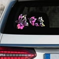 thumbnail image 1 of LAICAIW 5Pcs Butterfly Car Decal Set, Waterproof Vinyl Butterflies Sticker for Cars Women Girl Car Stickers Beautiful Reflective Bumper Window Laptop Decals (Holographic White), 1 of 6