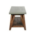 thumbnail image 4 of Alaterre Furniture Brookside 36"W Wood and Concrete-Coated Top Wood Coffee Table, 4 of 18