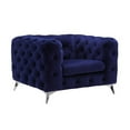 thumbnail image 2 of Bowery Hill Transitional / Modern Fabric Chair in Blue Finish, 2 of 4