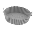 thumbnail image 1 of Forro para freidora forro de silicona para freidora redondo engrosado reutilizable para horno, 1 of 8