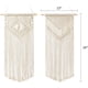 thumbnail image 5 of Laklulu - 2 piezas de macramé para colgar en la pared, pequeño tapiz tejido, decoración de pared, hermoso para decoración de hogar bohemio, apartamento, guardería, decoraciones de fiesta, 5 of 5