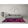 thumbnail image 3 of Ahgly Company Indoor Rectangle Oriental Pink Modern Area Rugs, 8' x 12', 3 of 4
