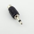thumbnail image 2 of FOR 5pcs Nickel 3.5mm 1/8 Mono Male Plug To RCA Female Jack Audio Converter, 2 of 2