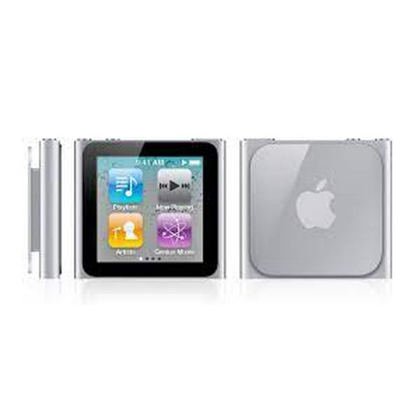 Pre-Owned Apple iPod Nano 6th Generation 8GB Silver Very Good + 1