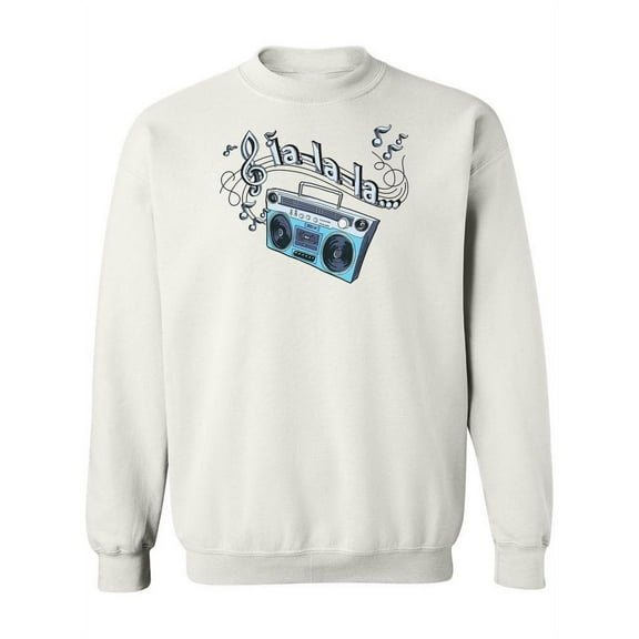 Vintage Boombox Design. Sweatshirt Women -Image by Shutterstock, Female Medium