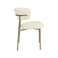 thumbnail image 6 of Meridian Furniture Lupita Cream Vegan Leather Dining Chair (Set of 2), 6 of 8
