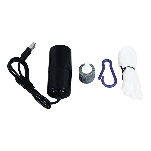 Bomba de aire para pecera USB, silenciosa, ahorro de energía, multifuncional, portátil, Mini bomba de aire y oxígeno para acuario USB