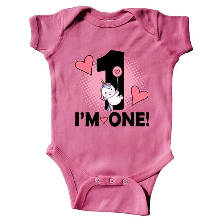 

Inktastic First Birthday 1 Year Old Girl Unicorn Gift Baby Girl Bodysuit