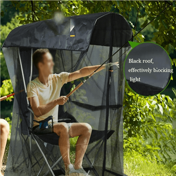 Baguer for Instant Open Up Fishing Tent Critter Proof Sun Rain Shelter Outdoor Camping