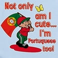 thumbnail image 2 of CafePress - Not Only Am I Cute I'm Portuguese Too! Infant Body - Baby Light Bodysuit, Size Newborn - 24 Months, 2 of 4