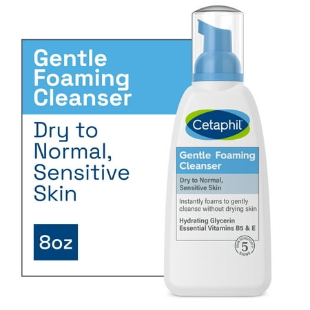 UPC 302993889175 product image for Cetaphil Gentle Foaming Cleanser  Face Wash for Sensitive and All Skin Types  8  | upcitemdb.com