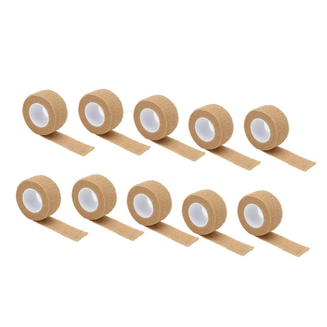 Self 10pcs Self Adhesive Bandage Wound Dressing Self Adhesive Elastic Bandage Sports Fixed Breathable Bandage 2.5x450cm