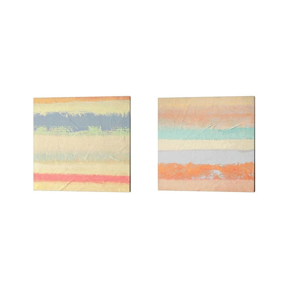 Great Art Now Haiku by Italo Corrado 2 Piece Canvas Art Set Each 14"W x 14"H