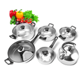 thumbnail image 1 of Bateria de acero inoxidable ANGGREK 12 piezas utensilios de cocina, 1 of 9
