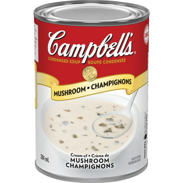 Soupe à la crème de champignons condensée de Campbell's 284 ml