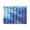 thumbnail image 1 of ABPHQTO Ola Naturaleza Agua Azul Mar Océano Patrón Ventana Cortina Cocina Cortina 65x90 cm (Dos Piezas), 1 of 3