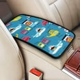 thumbnail image 2 of Bingfone Car Four-Season Universal Armrest Box Mat,Car Armrest Seat Cover Soft Leather Waterproof Armrest Cover Center Console Mat-Transportations With Cute Animals, 2 of 7