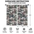 thumbnail image 2 of Blackout Kids Curtains,Gray Brown Camo Wavy Shapes Pattern Childrens Insulated Curtains Set Of 2,Bedroom Essentials,Toddler Room Decor 42"x84", 2 of 5