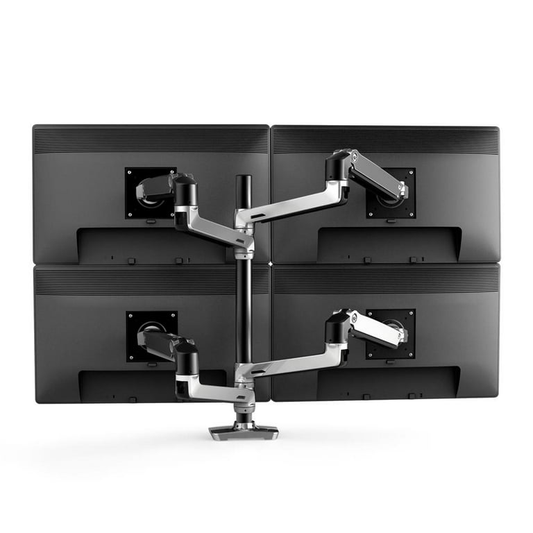Ergotron LX Dual Stacking Arm ＋ 延長アーム Ergotron LX Dual Stacking Arm Tall Pole (Polished Aluminum