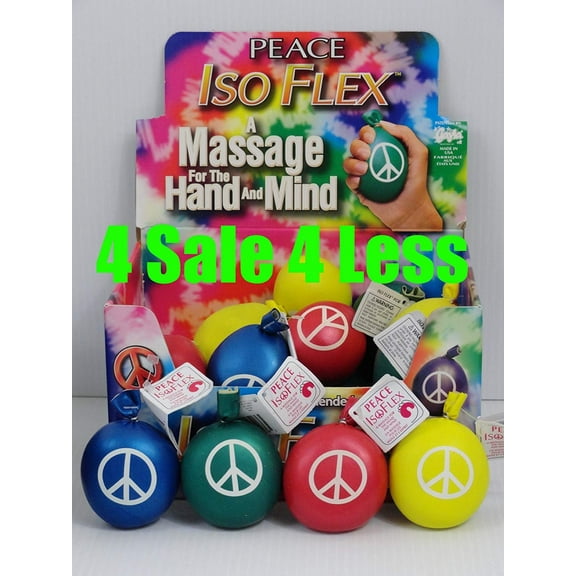 "SET OF 2" Isoflex Peace Stress Ball