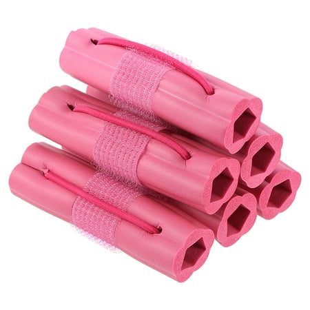 6pcs Magic Foam Sponge Hair Curler DIY Fashion Wavy Hair Travel Home Use Soft Hair Curler Rollers Styling (Best Way To Use Sponge Rollers)